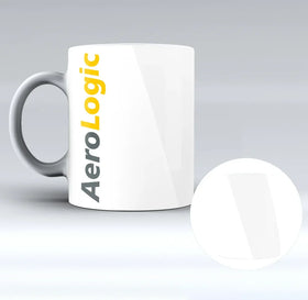 Aerologic Airlines Designed Ceramic White Mugs