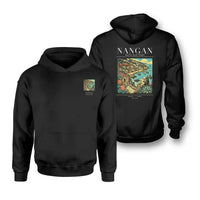 Thumbnail for NANGAN - Poster - Double-Side Hoodie - Black