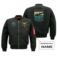 Thumbnail for VINTAGE G4271 - The Pearl Diver's Lift - Bomber Jacket design on black+name