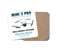Thumbnail for DJI Mini 3 Pro design on white 1 piece coaster