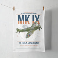 Thumbnail for Supermarine Spitfire Mk IX design on white towel