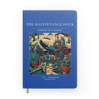 Thumbnail for VINTAGE G4094 - The Maintenance Dock - Designed Notebooks design on blue