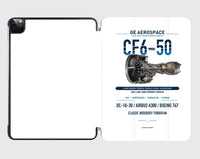 Thumbnail for CF6-50 design on white ipad tablet case