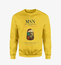 Thumbnail for Dane County Regional Airport Madison (MSN) design on yellow sweatshirt
