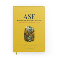 Thumbnail for Aspen - Pitkin County Airport (ASE) design on yellow notebook
