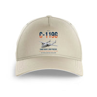 Thumbnail for C-119G Flying Boxcar design on beige printed hat