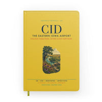 Thumbnail for The Eastern Iowa Airport Cedar Rapids (CID) design on yellow notebook