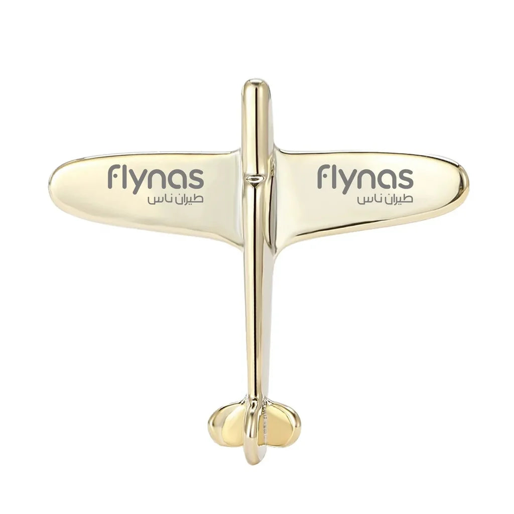 Airplane Shape Brooch - view 2