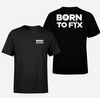 Thumbnail for Customisable Born To Fix Airplanes T-Shirt - view 2