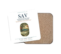 Thumbnail for Savannah-Hilton Head International Airport (SAV) design on white 1 piece coaster