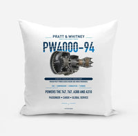 Thumbnail for PW4000-94 design on white pillow