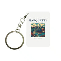 Thumbnail for MARQUETTE - Poster - Key Chain - White