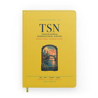 Thumbnail for Tianjin Binhai International Airport (TSN) design on yellow notebook