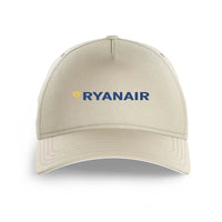 Thumbnail for Ryanair Airlines logo printed on beige cap