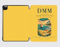 Thumbnail for King Fahd International Airport (DMM) design on yellow ipad tablet case