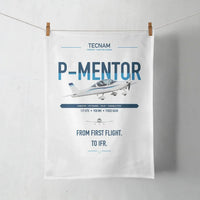 Thumbnail for Tecnam P-Mentor design on white towel