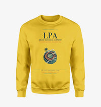 Thumbnail for Gran Canaria Airport (LPA) design on yellow sweatshirt