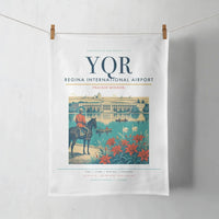 Thumbnail for Regina International Airport (YQR) design on white towel