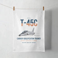 Thumbnail for T-45C Goshawk design on white towel