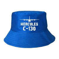 Thumbnail for Military Transport Airplane C 130 summer hat - blue