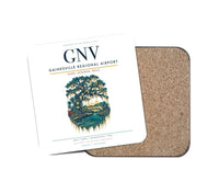 Thumbnail for Gainesville Regional Airport (GNV) design on white 1 piece coaster