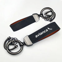 Thumbnail for Avianca Airlines Horseshoe Buckle key chain in black