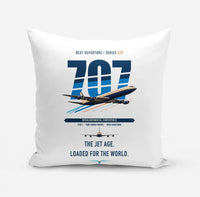 Thumbnail for Boeing 707-320C design on white pillow