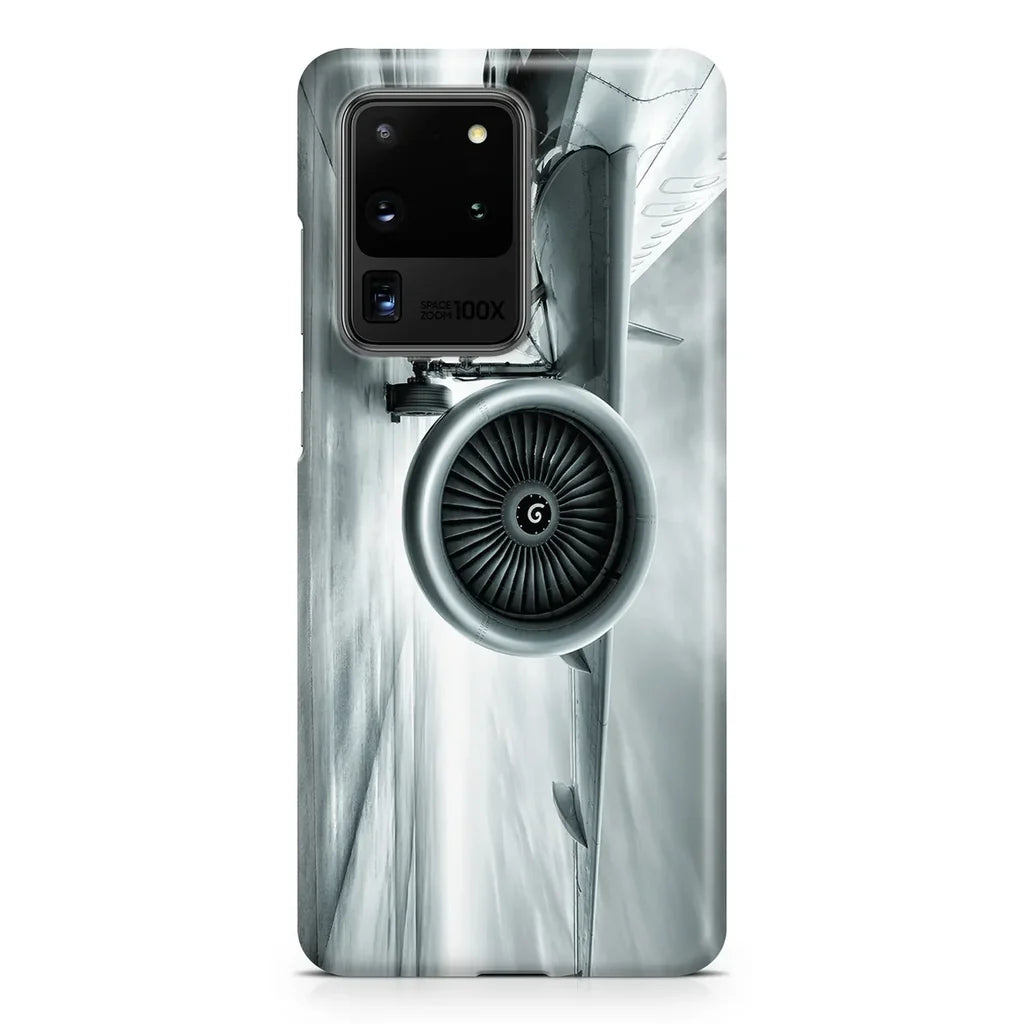Super Cool Airliner Jet Engine Samsung Case - view 2