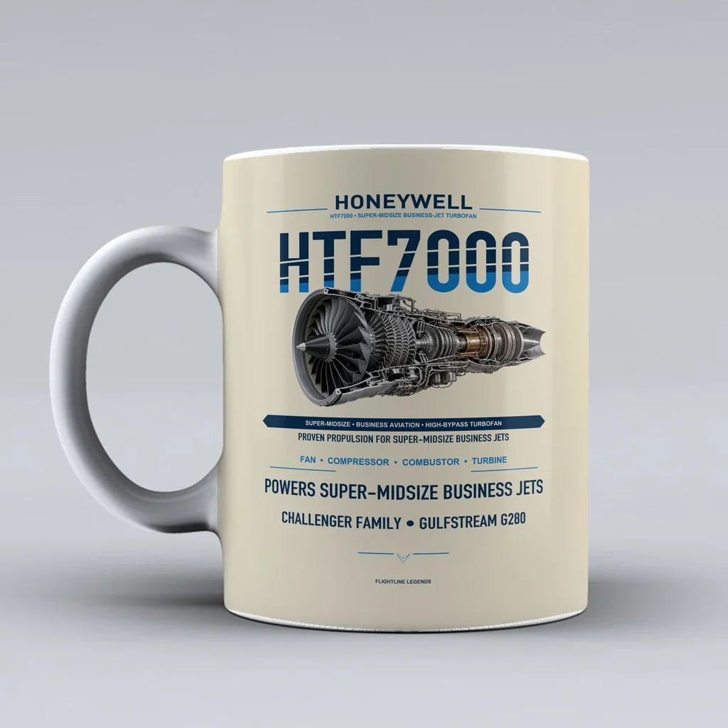 Mug design on beige htf7000