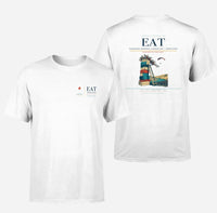 Thumbnail for Pangborn Memorial Airport (EAT) design printed on white double-side t-shirt