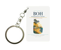 Thumbnail for Bournemouth Airport (BOH) design on white key chain