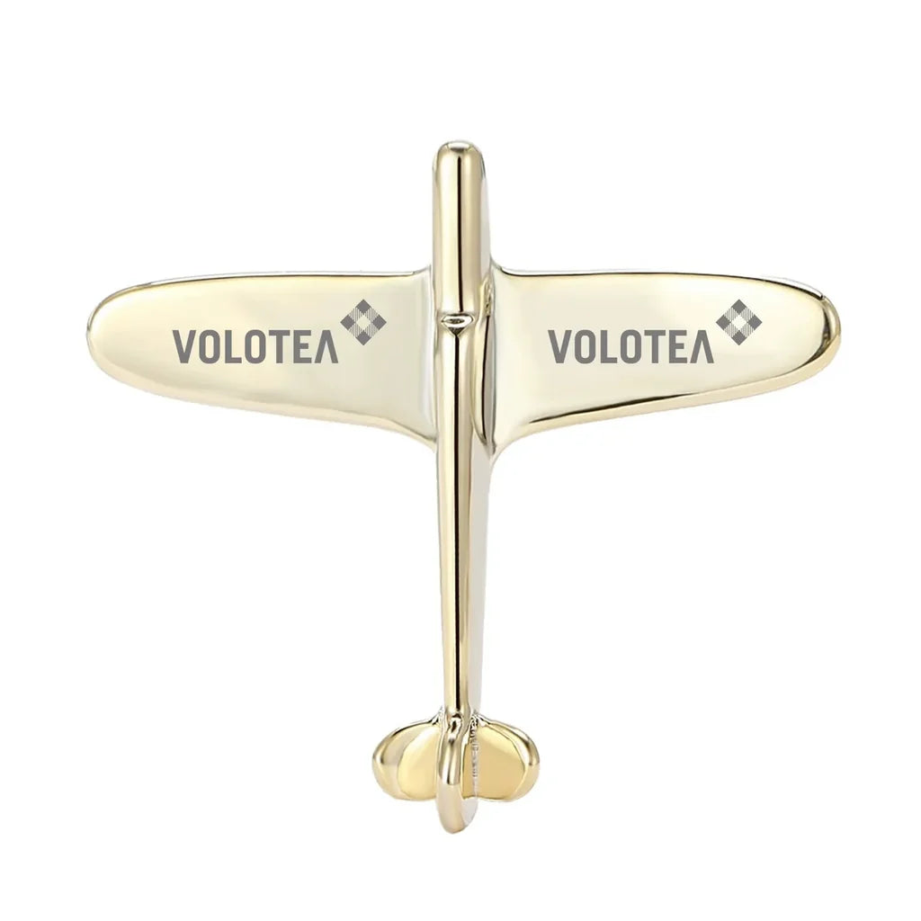 Airplane Shape Brooch - view 2
