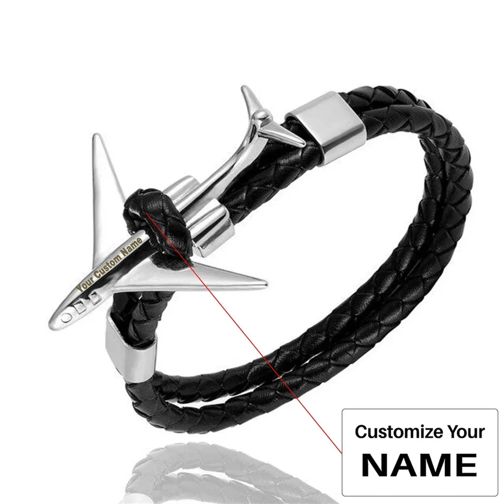 Customisable Super Cool Airplane Bracelet - view 4