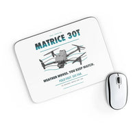 Thumbnail for DJI Matrice 30T design on white rectangle mouse pad