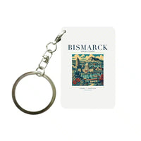 Thumbnail for BISMARCK - Poster - Key Chain - White