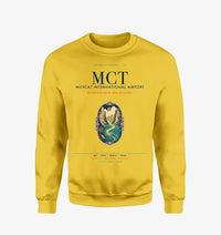 Thumbnail for Muscat International Airport (MCT) design on yellow sweatshirt