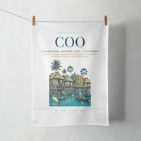 Thumbnail for Cadjehoun Airport (COO) design on white towel