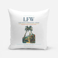 Thumbnail for Lome-Tokoin International Airport (LFW) design on white pillow