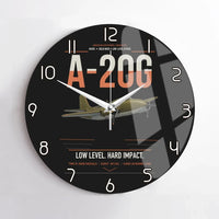 Thumbnail for A-20G Havoc design on black no frame wall clock