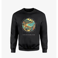 Thumbnail for SAN JUAN DEL SUR - Badge - Sweatshirt - Black