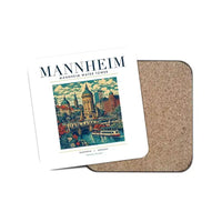 Thumbnail for MANNHEIM - Poster - Coaster - White