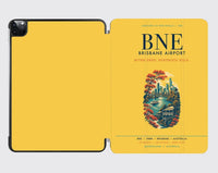 Thumbnail for Brisbane Airport (BNE) design on yellow ipad tablet case