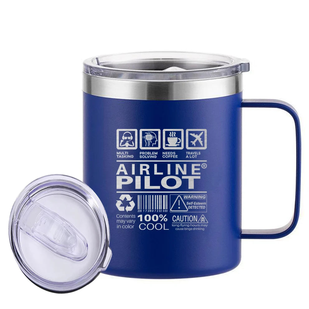 Airline Pilot Label Mug - view 2