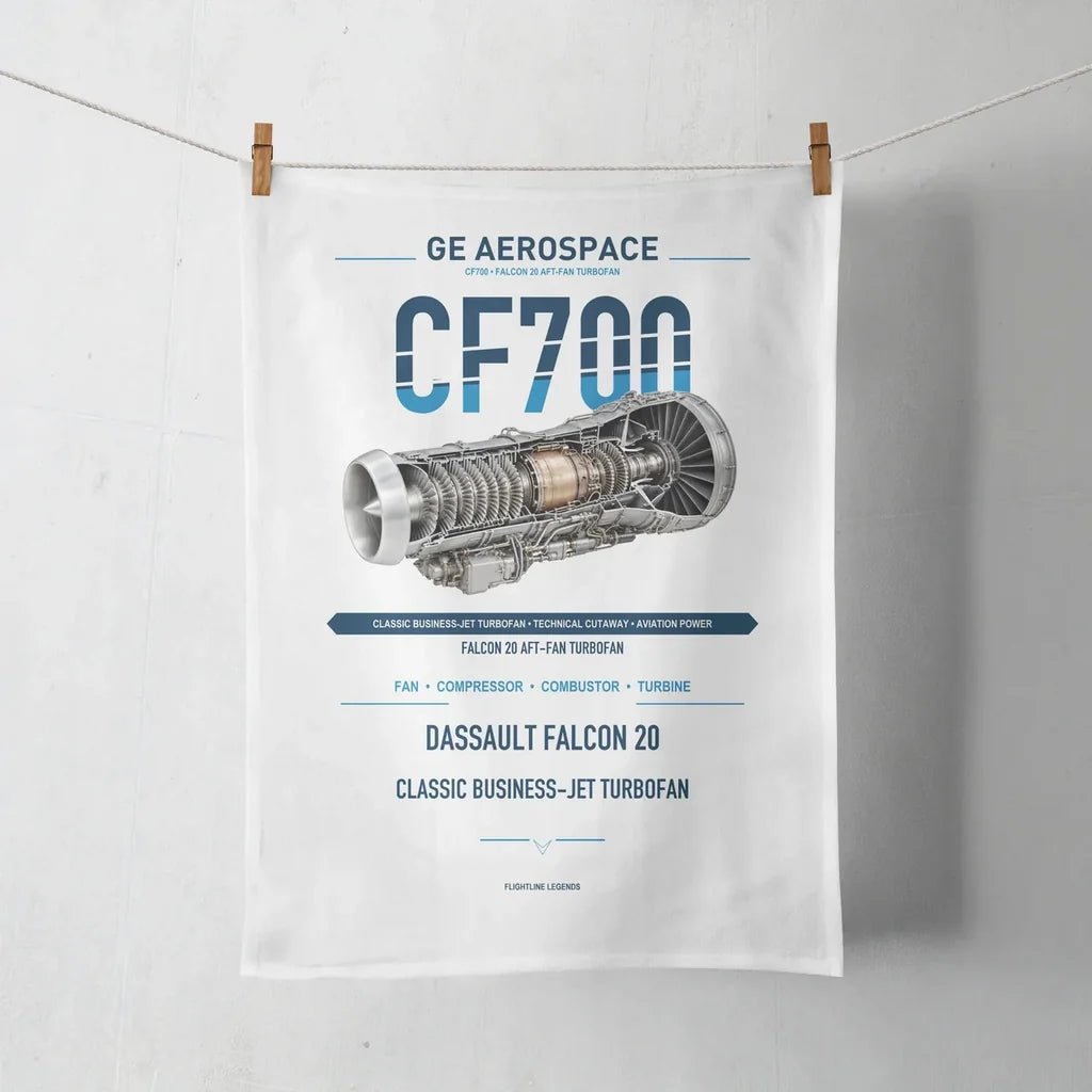 CF700 design on white towel