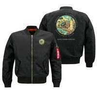 Thumbnail for ALEXANDROUPOLIS - Badge - Bomber Jacket - Black