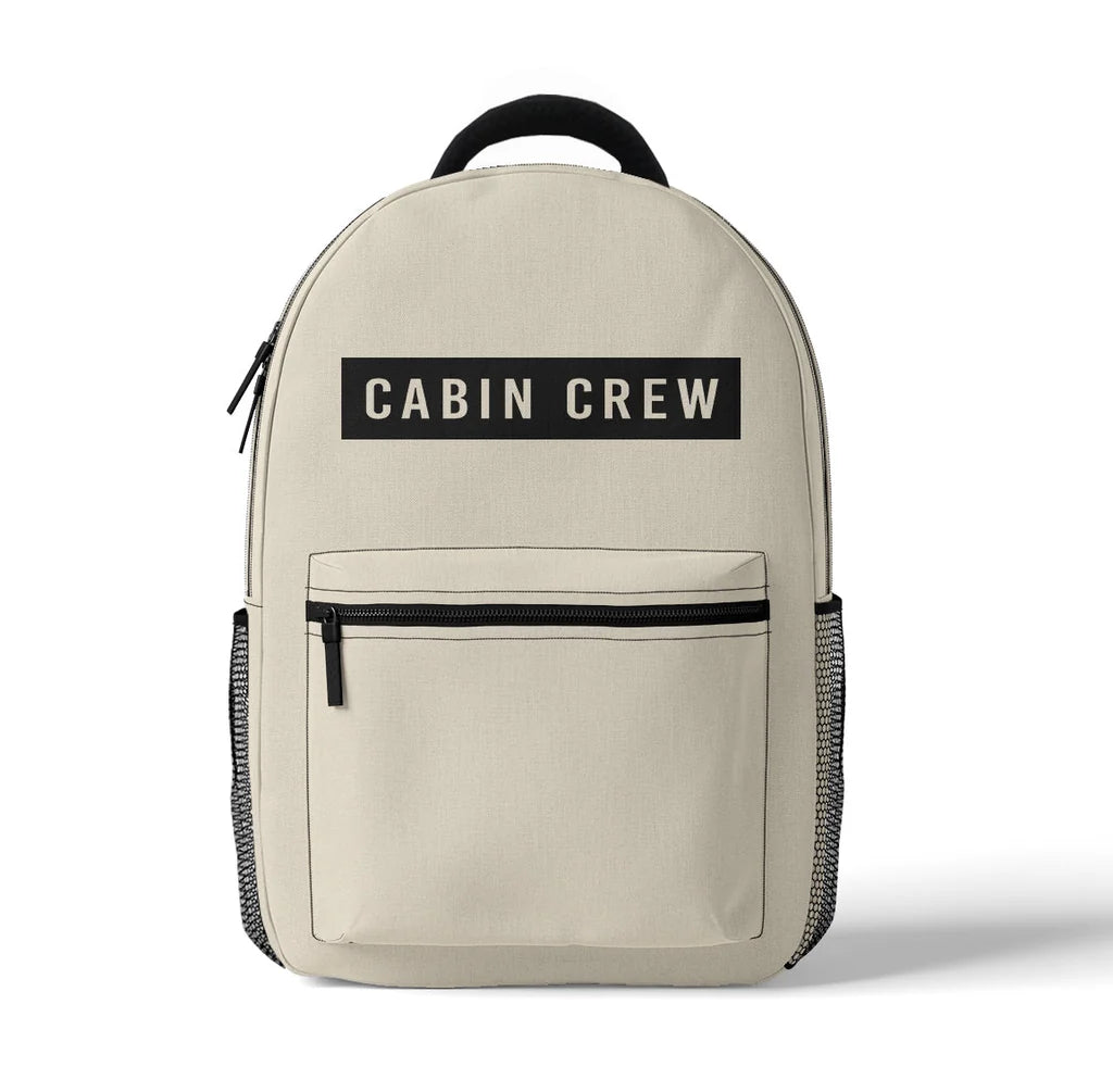 Cabin Crew Text 3D Backpack - view 2