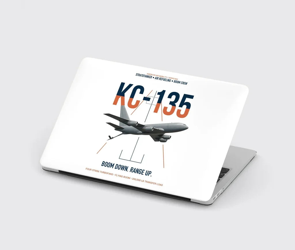 KC-135 STRATOTANKER design on white MacBook case