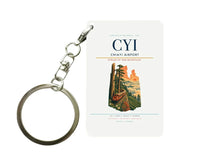 Thumbnail for Chiayi Airport (CYI) design on white key chain