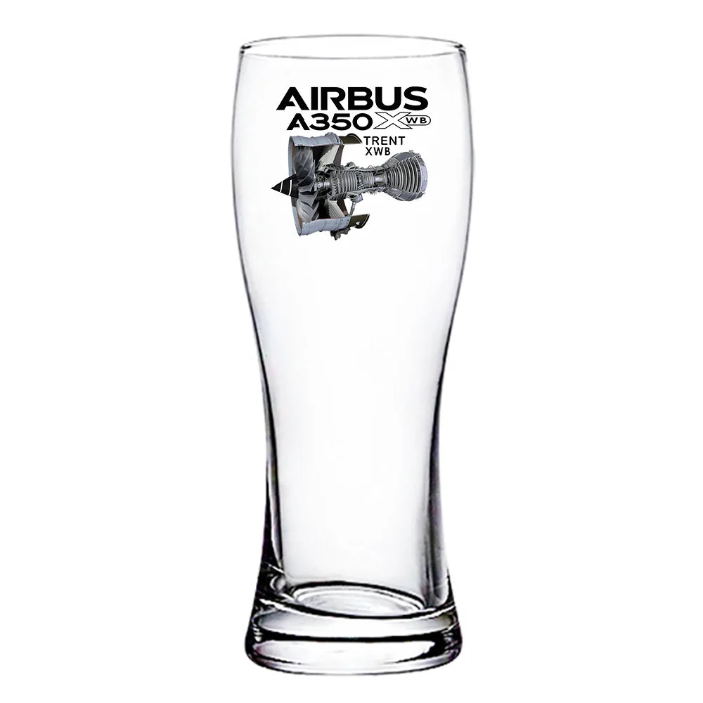 Customisable Airbus A350 Beer Glass - view 2