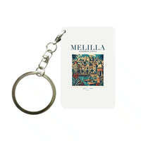 Thumbnail for MELILLA - Poster - Key Chain - White